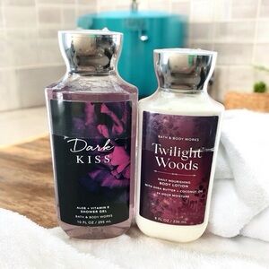 🆕Dark Kiss Shower Gel and Twilight Woods Body Lotion